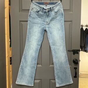 Judy Blue Womens Light Blue Fleece Lined Bootcut Jeans